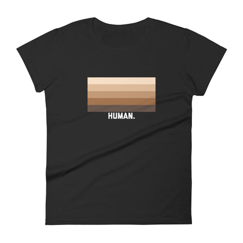 Human. Tee (Women's: Black)