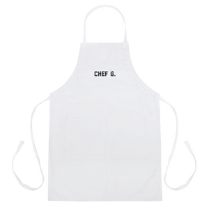Chef G. Embroidered Apron